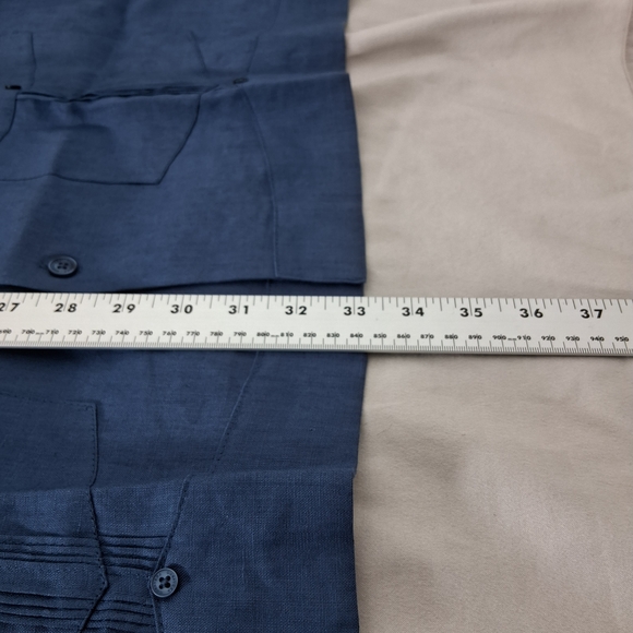 Men's Cubavera Casual 100% Buttoned Linen Shirt : 2XL : NEW w/Tags - Picture 6 of 9